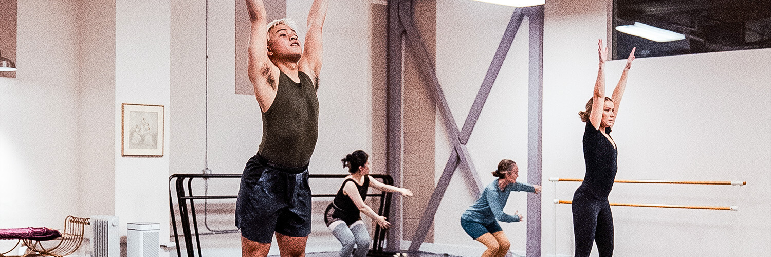 Dance Hub Performance Group in Rehearsal