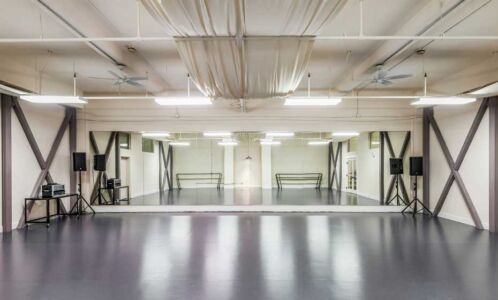 Large Dance Studio Rental at The Dance Hub Santa Barbara Center View