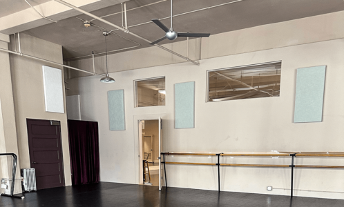 Victoria Studio Back Wall Victoria Studio at The Dance Hub